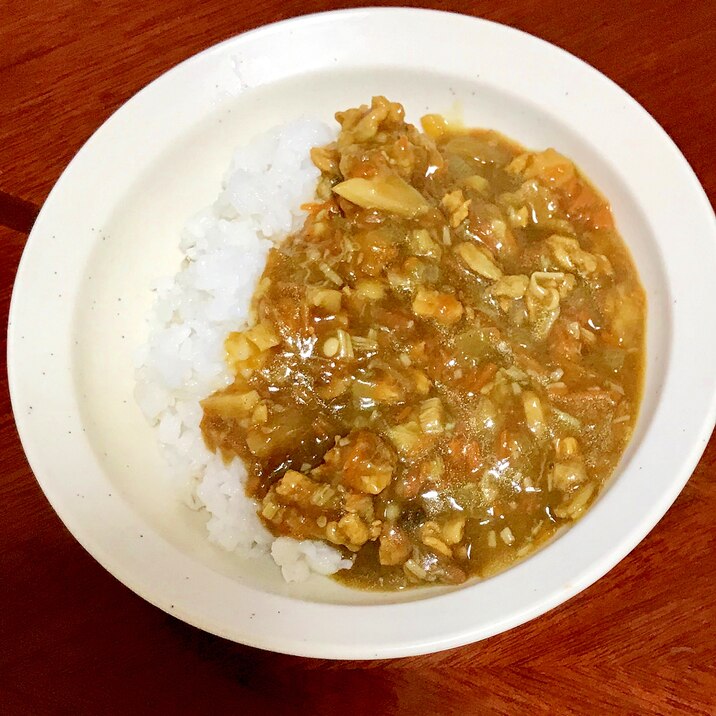 隠し味にバナナ入りカレー